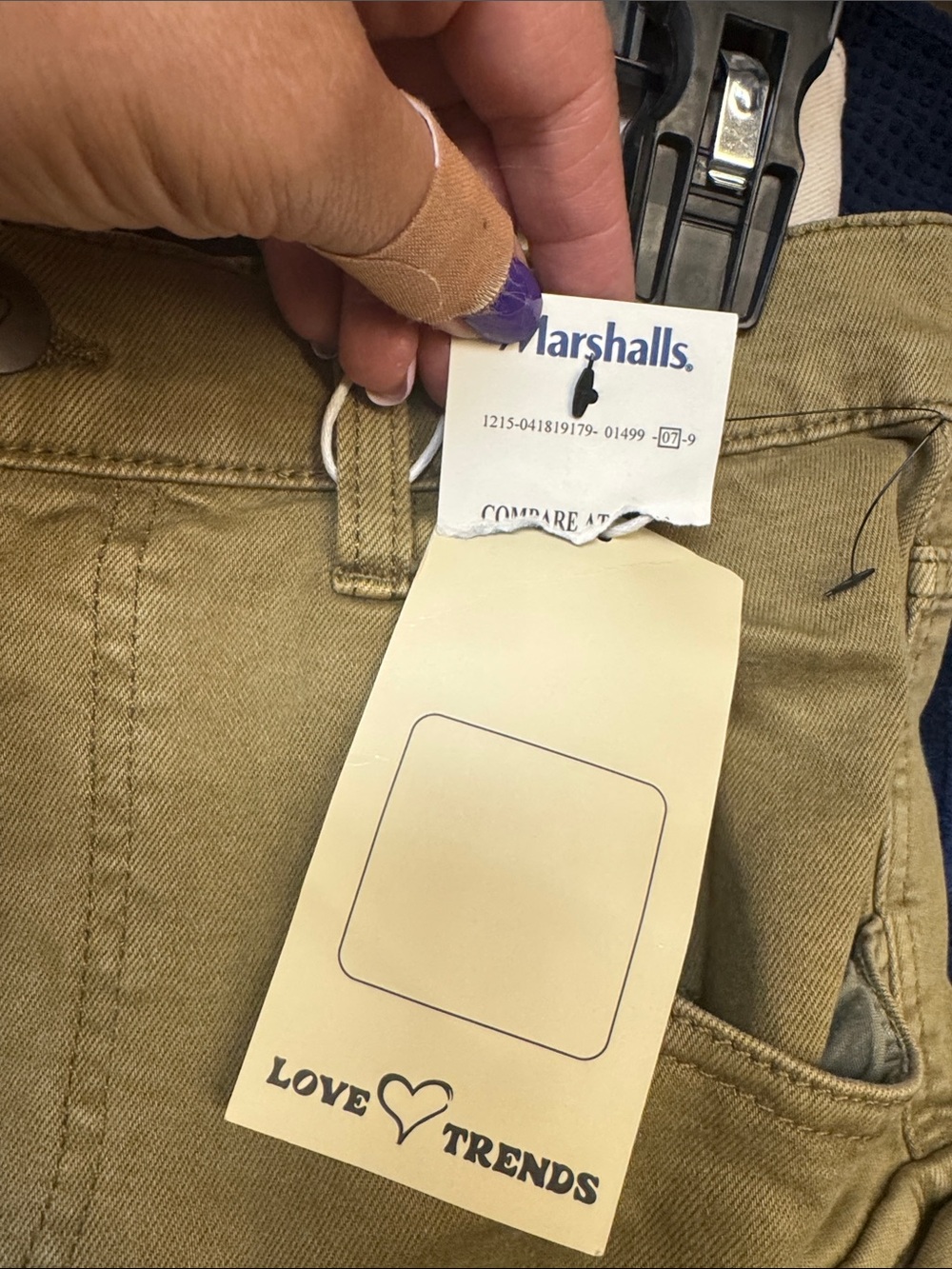 Olive Utility Mini Skirt - Picture 5 of 5